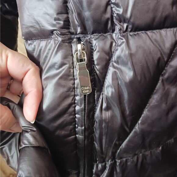 Calvin Klein Brown Packable Down Puffer Jacket Size XS - Picture 2 of 10